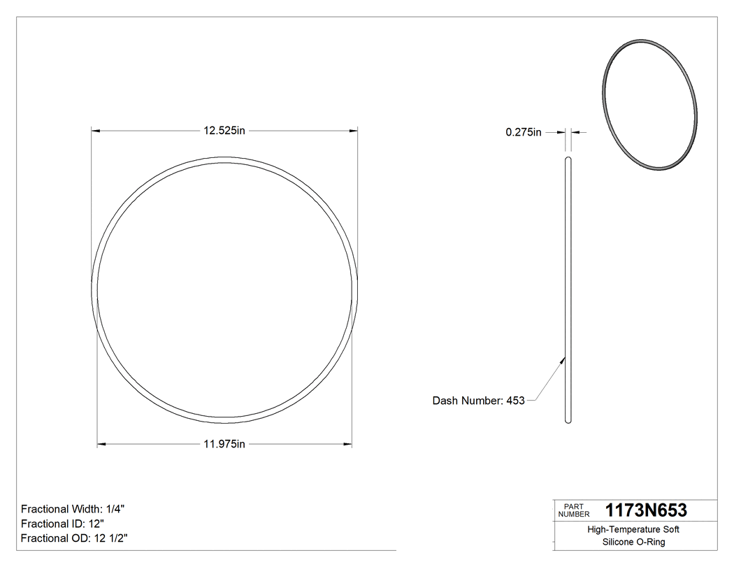 Technical drawing - 1173N653